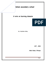 Domains of Learning