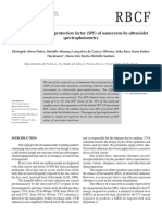 Determination of Sun Protection Factor S