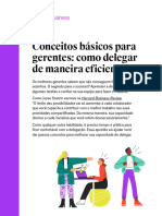 Managers Essentials Delegation Workbook - PT-BR