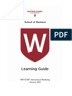 Learning Guide - International Marketing