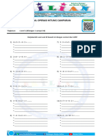 Soal Operasi Hitung Campuran Perkalian Pembagian Pengurangan Dan Penjumlahan Level 1