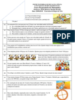 Mat UTFRS 07. Regra de Tres Exercicios