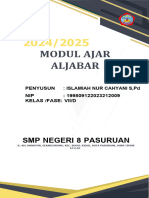 Modul Ajar Aljabar Kelas 7