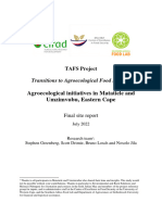 TAFS Umzimvubu Matatiele Report For Sharing July 2022 Final