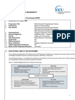 MSC Adv Physiotherapy Practice 2024-25