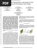 Exploring Pixel Segmentation With Mask R-CNN Implications For Predicting Cattle Weight