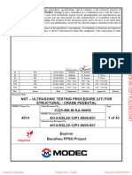 4014-KSL20-12P1-0006-001 Ndt-Ut Procedure For Structural - Crane Pedestal