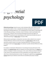 Differential Psychology - Wikipedia