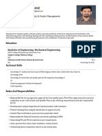 2 Yrs Experience Project Management & Quality