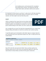 Queries in SAP Are Report