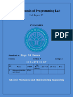 Lab Report 2 (Muhammad Abdullah Zafar Ghauri ME-14 (C) CMS 405642