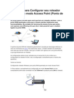 Configurar DI-524 em Modo Access Point