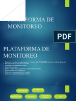 Plataforma de Monitoreo