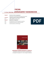 Mine Managers' Handbook (Module 3 Extracts)