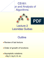 CS161: Design and Analysis of Algorithms