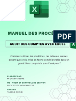 Audit Des Comptes Avec Excel