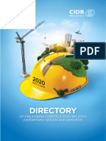 CIDB Directory of Construction 2020