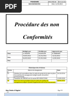 Procedure de Traitement de Non Conformité