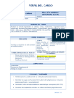 0.2.4 MRH-R-40 Perfil Del Cargo - Analista de Nómina y Seguridad Social