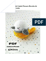 PDF Croche de Lindo Passaro Receita de Amigurumi Gratis