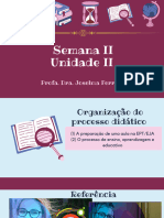 UNIDADE II - EPT-EJA - Organização Do Processo Didático