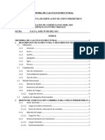 Memoria de Calculo - Lic Edificacion