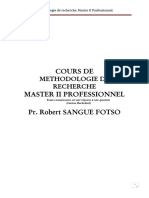 Cours Méthodologie Master II 