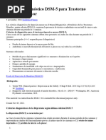 Criterios Diagnóstico DSM