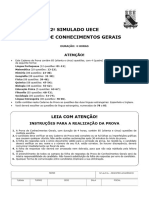 2º Simulado Uece 2021