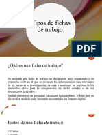 Tipos de Fichas de Trabajo