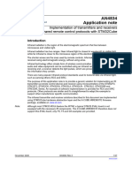 An4834 Implementation of Transmitters and Receivers For Infrared Remote Control Protocols With Stm32cube Stmicroelectronics