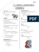 ALGEBRA 345 - CLASE 3 - Polinomios