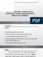 HPC 1 - Kitchen Essentials and Basic Foods 1