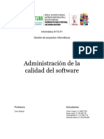 Administracion de La Calidad Del Software