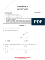 MA Sample Paper 23 Unsolved