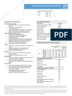 Groupe Électrogène Diesel Industriel - 50 HZ: Caractéristiques Générales KOHLER SDMO, Haute Qualité