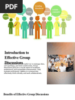 Introduction To Effective Group Discussions