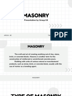 Division 4 - Masonry