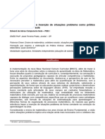 Problema Todo Dia - A Inserção de Situações Problema Como Prática Constante Na Sala de Aula