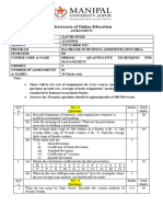 Assignment - DBB2102 - BBA 3 - Set-1 and 2 - Nov - 2023