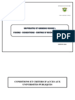 Conditions D'acces Debouches All Dob