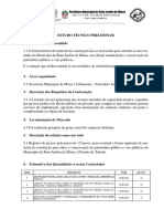 ESTUDO TÉCNICO PRELIMINAR - Material de Construção