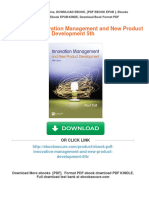 (Ebook PDF) Innovation Management and New Product Development 5Th