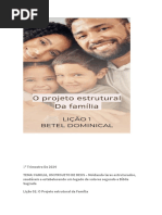 01 - Familia, Um Projeto de Deus