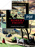 The Cambridge Companion To Robert Frost (Cambridge Companions To Literature) (Robert Faggen)