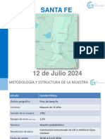 Encuesta en Santa Fe: Crece El Apoyo Al Rumbo Del Gobierno Provincial y Se Sostiene Al Del Nacional