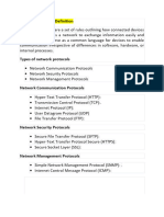 Network Protocols Definition