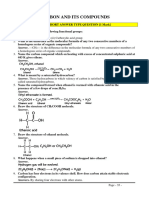 Carbon and Its Compounds