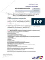 Terminos de Referencia: Coordinación Zonal 6 - Salud Oficina Técnica de Salud Cuenca Norte