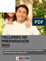 Cronograma Talleres de Preparacion 2022